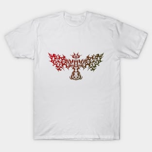 Dragon Bird Tatttoo Red T-Shirt